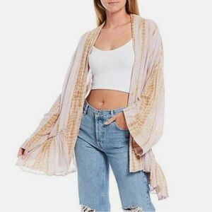 Free people one Sasha tie dye kimono
